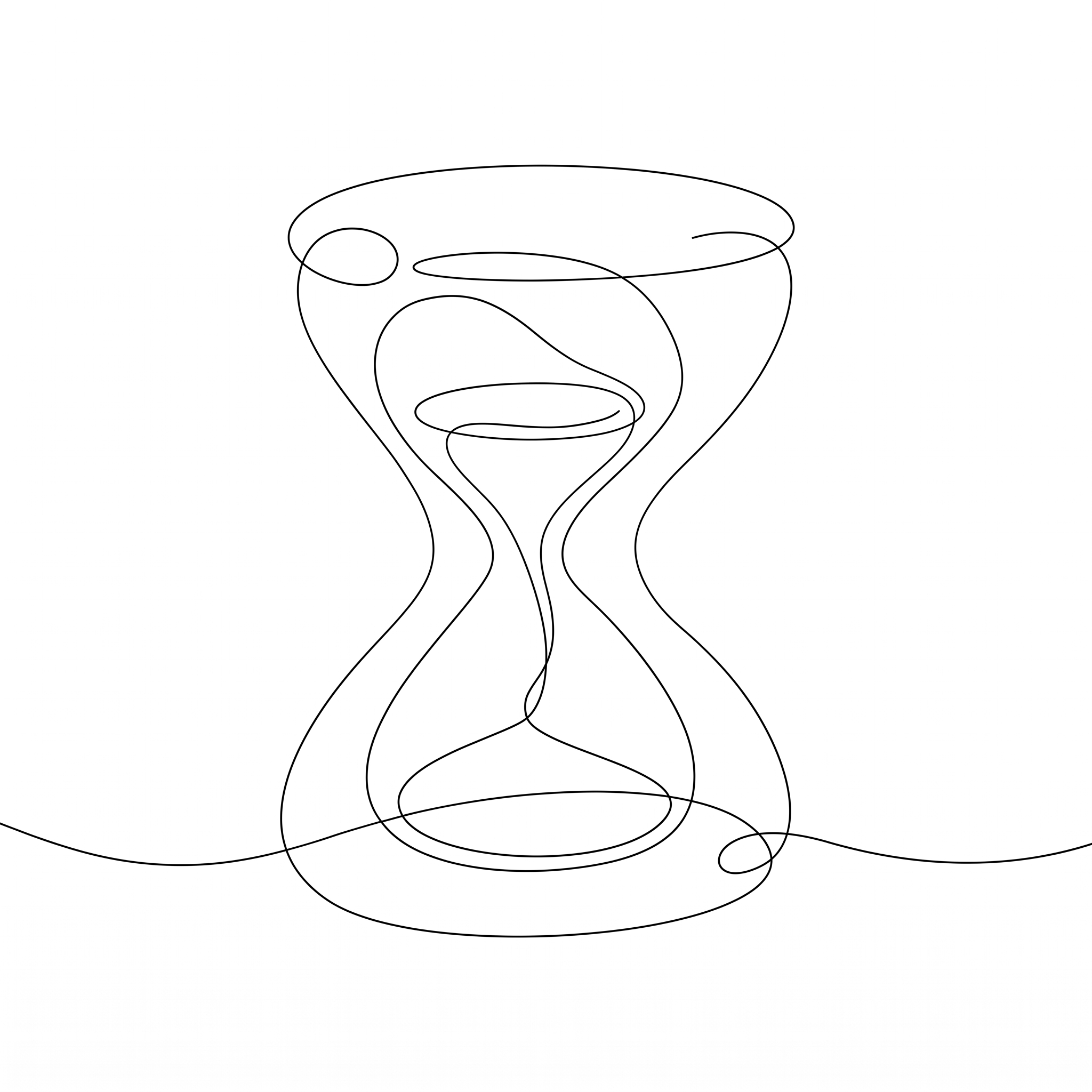 砂時計の一筆書き